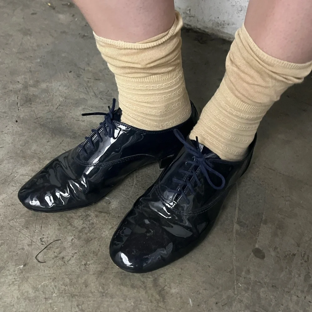 Repetto Navy Oxfords - Picture 1 of 4